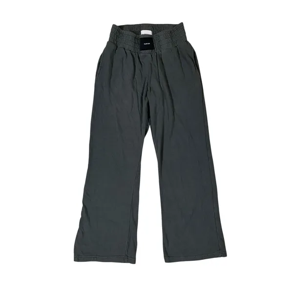 Talentless Gray Wide Leg Sweatpants M Lounge Streetwear Casual - Image 2