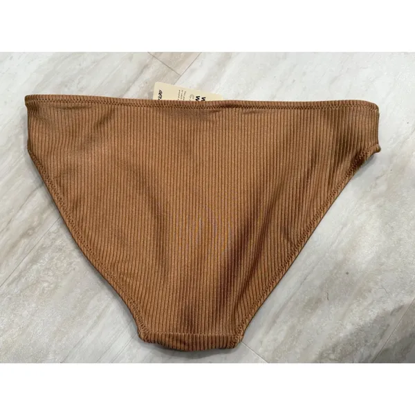 Aerie Real Good Ribbed Bikini Set Brown Mixed Size XS Top S Bottom 075-1753-5467 - Image 3
