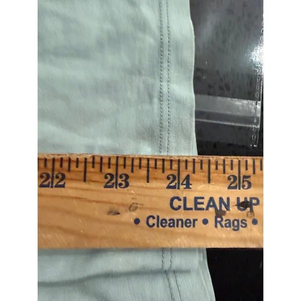 Lululemon Back in Action Long Sleeve Shirt Sage Green‎ Relaxed Fit Size 10 flaw - Image 8