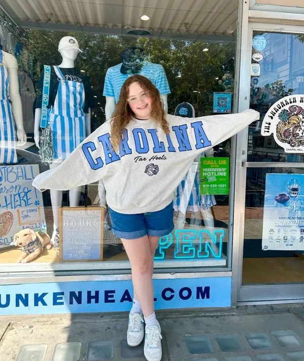 Pressbox UNC Crewneck Sweatshirt FLANNIGAN - Image 2