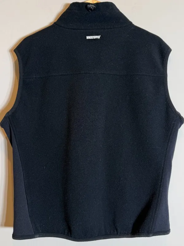 Vintage Marmot Windstopper Full Zip Fleece Vest Women's Large Black Gorpcore - Image 9