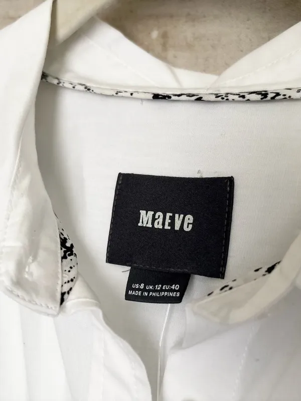 Anthropologie Maeve Pleated Sutton Buttondown - Image 4