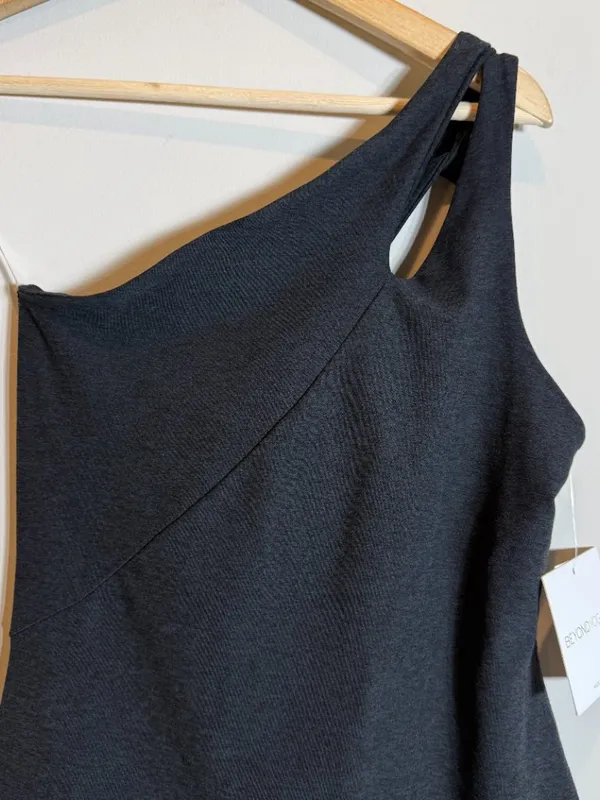 Beyond Yoga Spacedye Lost Your Mind Mini Dress Womens XS Darkest Night Black NWT - Image 7