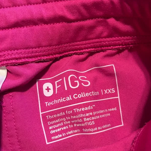 Figs Women's‎ Raspberry Sorbet Zamora Jogger Scrub Pants XXS - Image 5