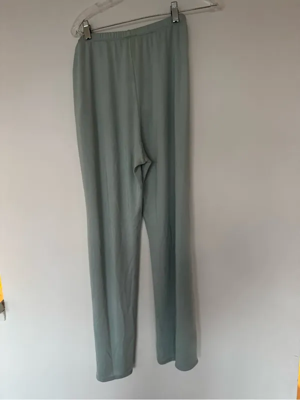 Calvin Klein light cloud blue lounge wear luxury relaxed wide pants large NWT - Image 15