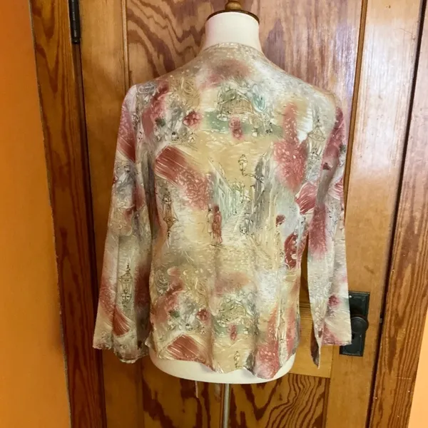 Vintage earthy 70s cover up - Image 7