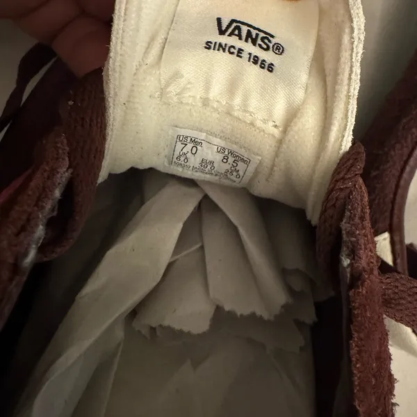 Vans burgundy and Pink Casual Sneakers - Image 7