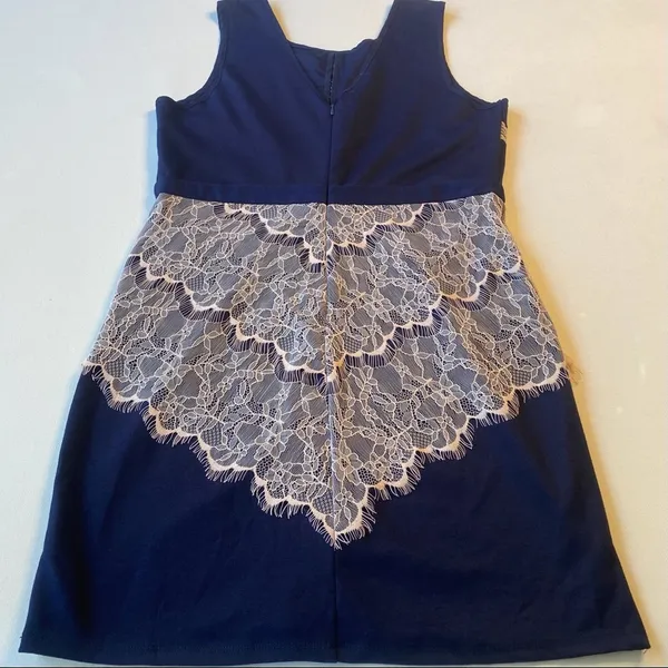 Maurices Ponte Lace Overlay Sheath Dress - Image 3