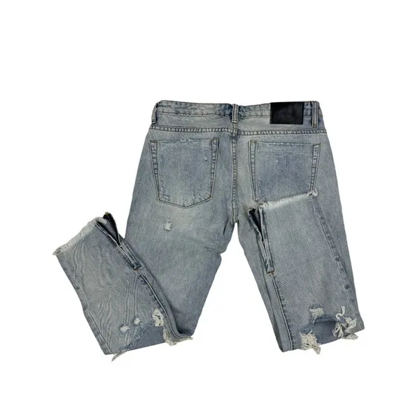 One X Teaspoon Freebird Distressed Jeans in Blue Heart - Image 4