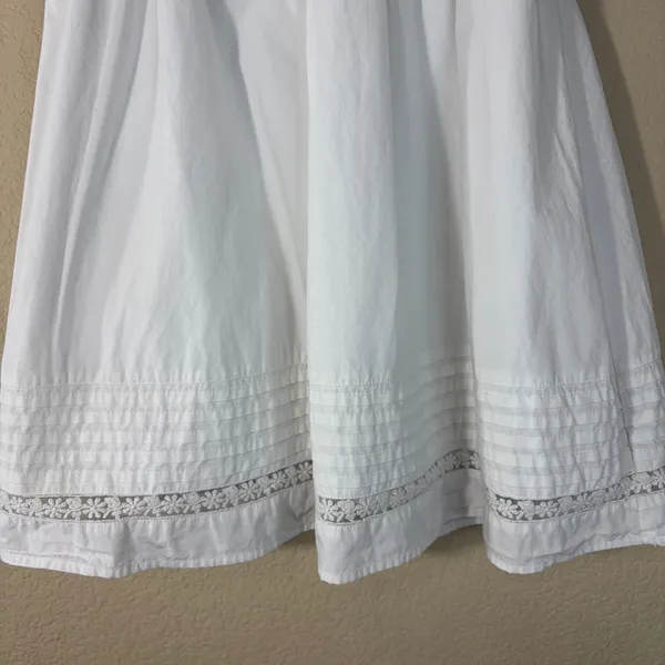 American Eagle White tube top dress sz XS Y2K Preppy Bridal Vacay - Image 2