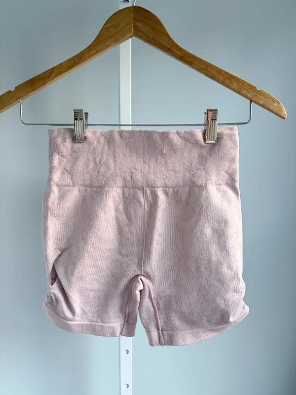 Gymshark Seamless Shorts Size S Light Pink High Waist Athletic Gym Booty Shorts - Image 3