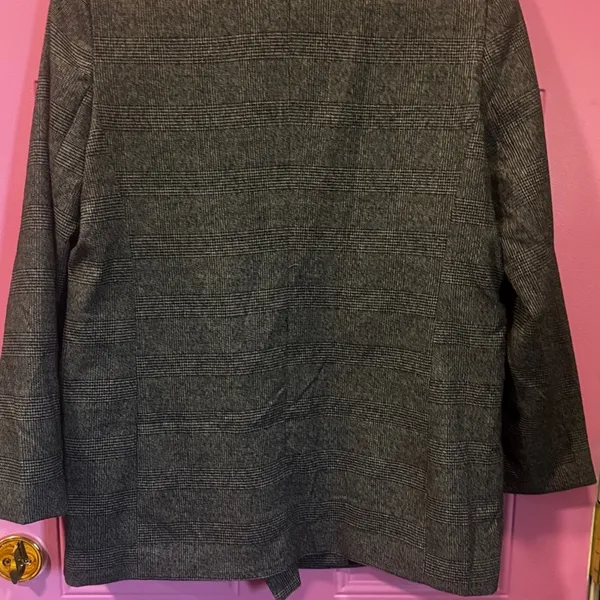 Garage Women's Gray/Black Plaid Blazer‎ - Image 5