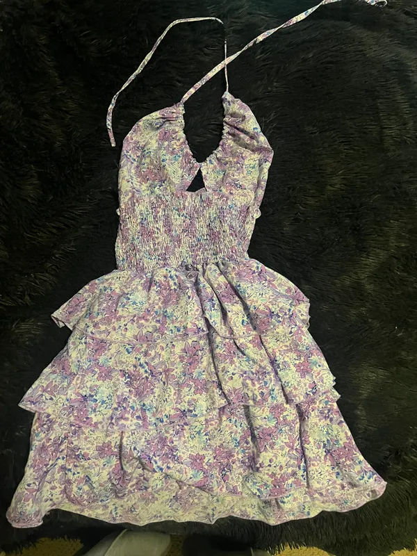 beach dress Purple - Image 2