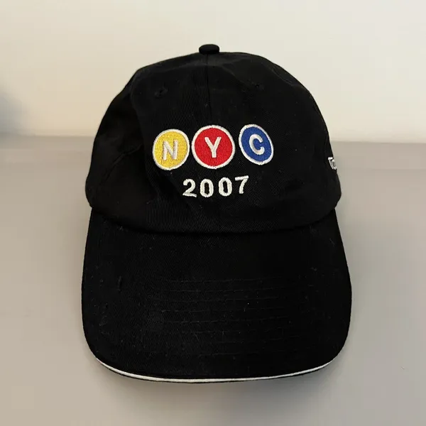 New York Norwood Koozie NYC Subway 2007 Black‎ Embroidered Baseball Cap - Image 2