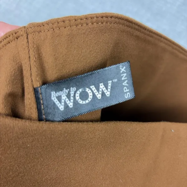 Spanx Leggings Womens L Brown Ankle Microfleece Shaping Stretch Comfort - Image 3