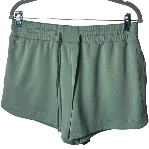 Interval Sage Green Shorts Cozy Soft Athletic Athleisure Stretch Comfort L - Image 3