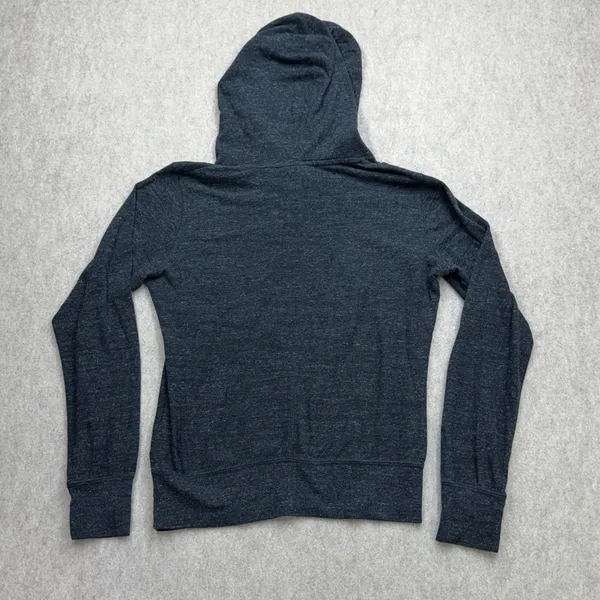 Vintage Nike Hoodie Womens M Gray Y2K Just Do It Athleisure Sporty Streetwear - Image 2