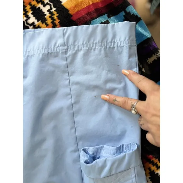 White Stag Light Blue‎ Long Sleeve Zip/Snap Up Rain Jacket Size M (8-10) Pockets - Image 7