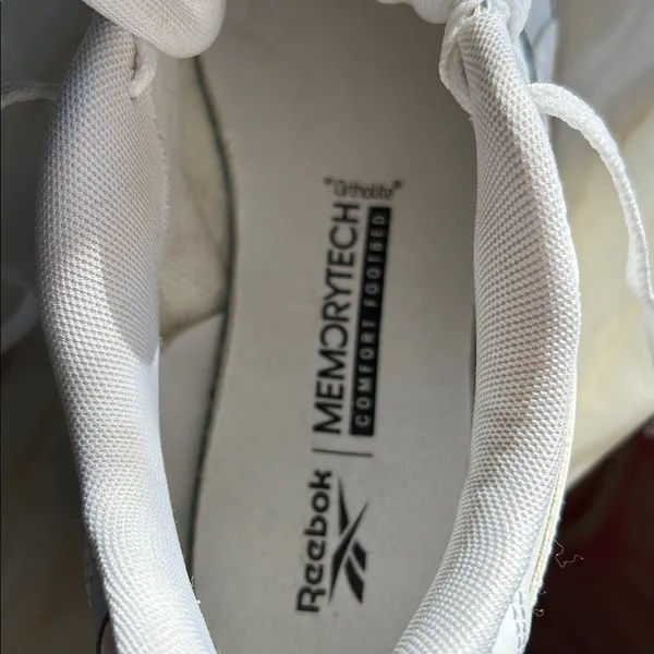 Reebok Women’s White‎ Memorytech Ortholite* Glide Sneakers Sz 8.5 - Image 13