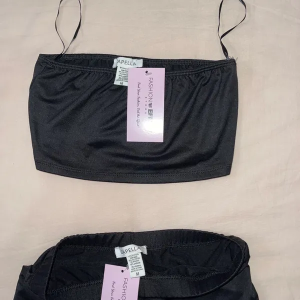 Two Piece Set Black Size M - Image 3