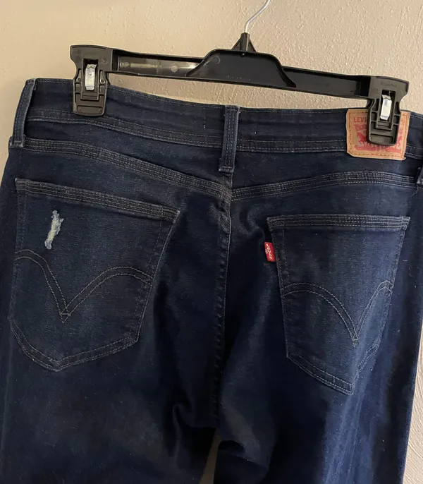 Levi's 529 Curvy Bootcut Dark Wash Jeans - Image 2