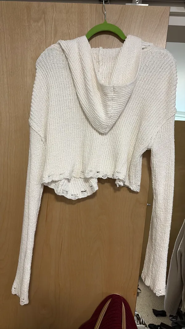 TJ Maxx knit zip up hoodie - Image 2