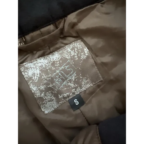 Nils Women's Insulated Ski Snowboard Pants Small Brown Snap Pockets - Image 4
