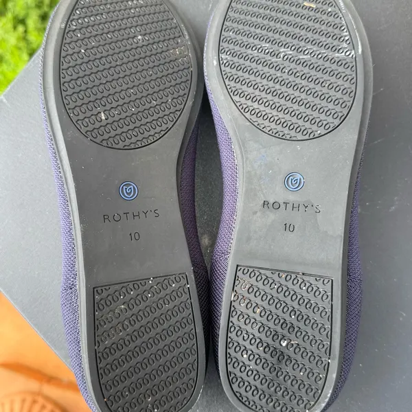 Rothy’s Women’s Knit Flats Size 10 W10 Navy Blue Slip On Comfort Casual Shoes - Image 8