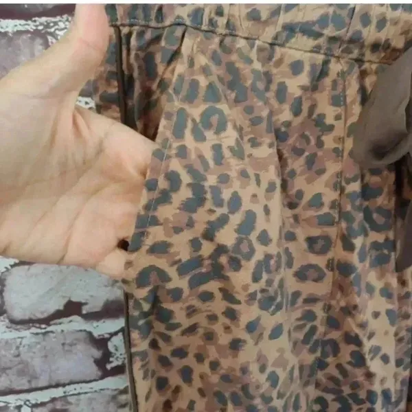 🆕 NWOT Aerie Elastic-Waist Leopard Lounge Pants S 🆕 - Image 4
