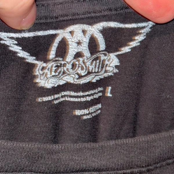 Aerosmith Licensed Deuces are Wild Women's Screen Print Short Sleeve T-Shirt - Image 4