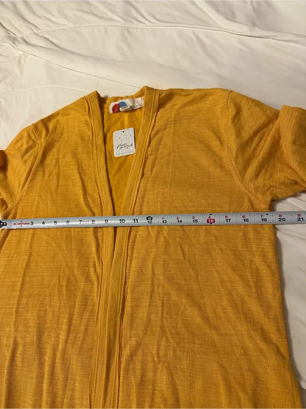FP Beach Bicoastal Open Front Maxi Duster - Size S - Oversized **Flawed - Image 13