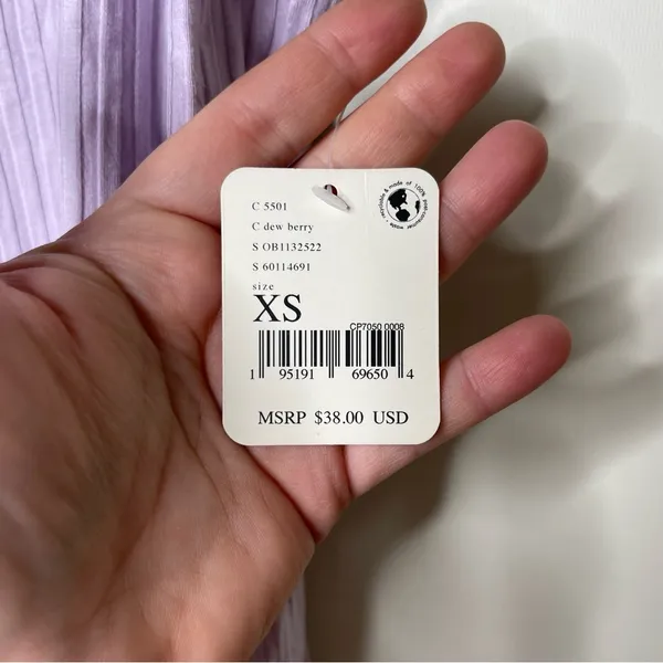New Free People Movement Blissed Out Tank in Dew Berry sz XS - Image 5