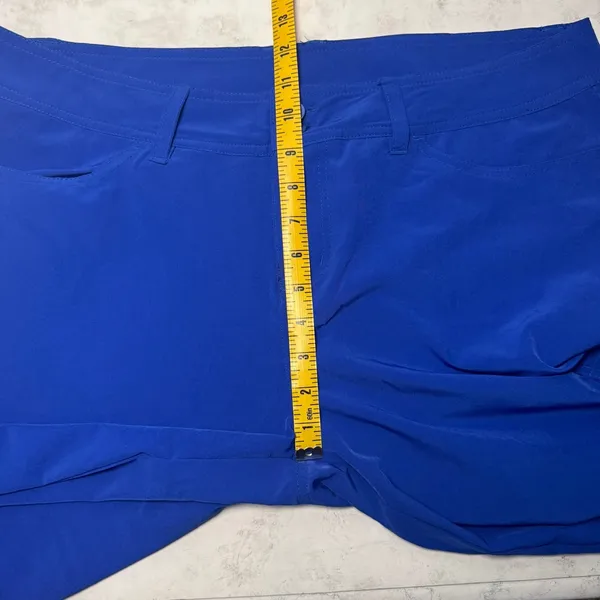 Fabletics Serena Wide Leg Convertible Cargo Pants XL Electric Blue - Image 9