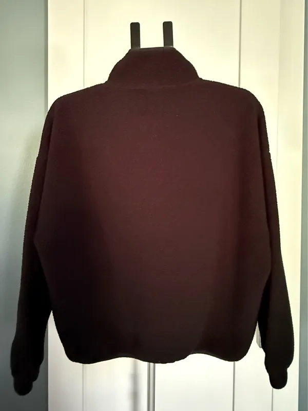 PacSun Lightweight Black Sherpa Jacket - Image 2