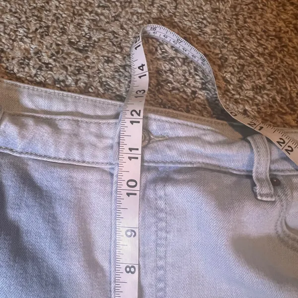 Old Navy OG‎ Straight Jeans High Rise Light Wash Denim Secret Smooth Pockets 16 - Image 5