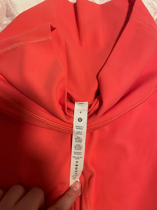 Lululemon Lipgloss Pink Align Leggings 23” - Image 3