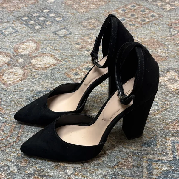 Aldo Black Suede Women's Heels - Image 3