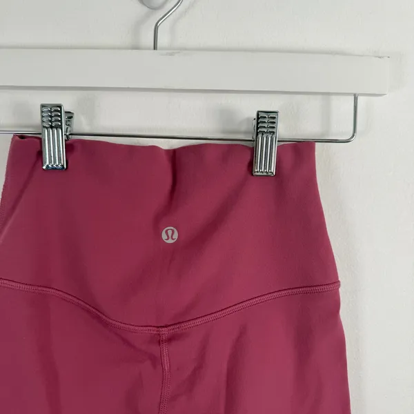 Lululemon Align Short 4" Nulu Shorts Plum High Rise Gym Yoga Active Womens 2 - Image 4