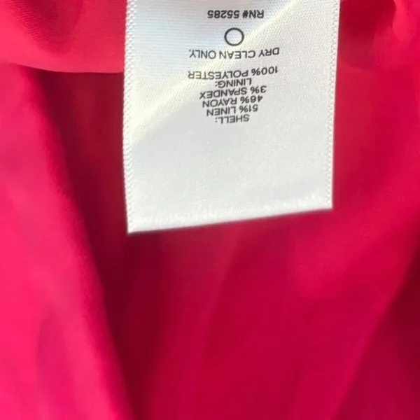 Express‎ Hot Pink Blazer Size XXS - Image 6