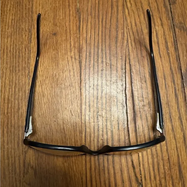 Salvatore Ferragamo FRAMES EYEGLASSES Glasses Black Silver Luxury VTG #2570 135 - Image 8