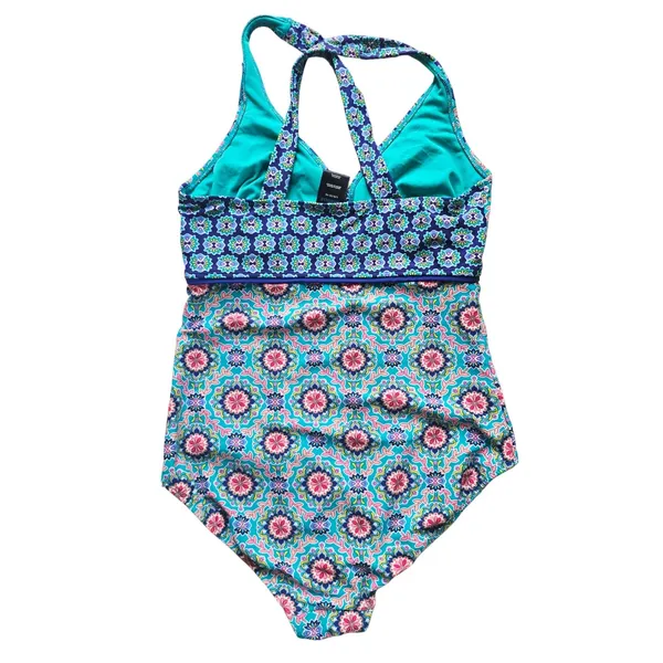 Catalina‎ Medallion Print One Piece Swimsuit Multi Color CTL37183 Size L 12-14 - Image 2