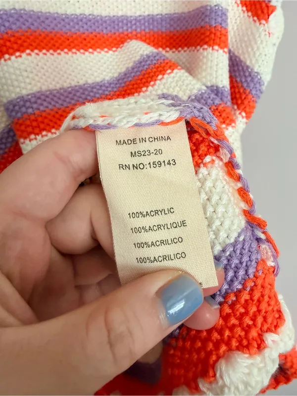 FRNCH Paris Striped Sleeveless Sweater Tank - Image 5