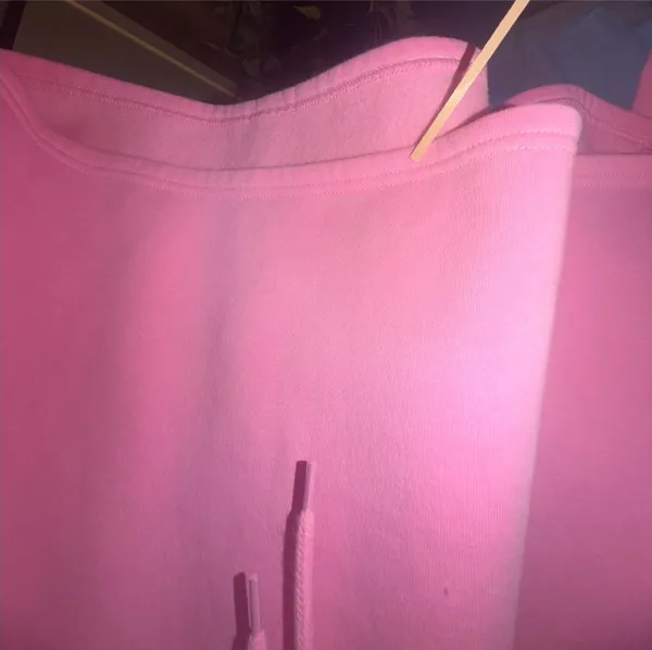 Von Dutch Pink Rhinestone Cropped Hoodie - Image 3