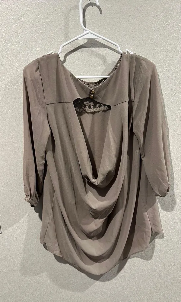 Sheer Blouse Size L - Image 3