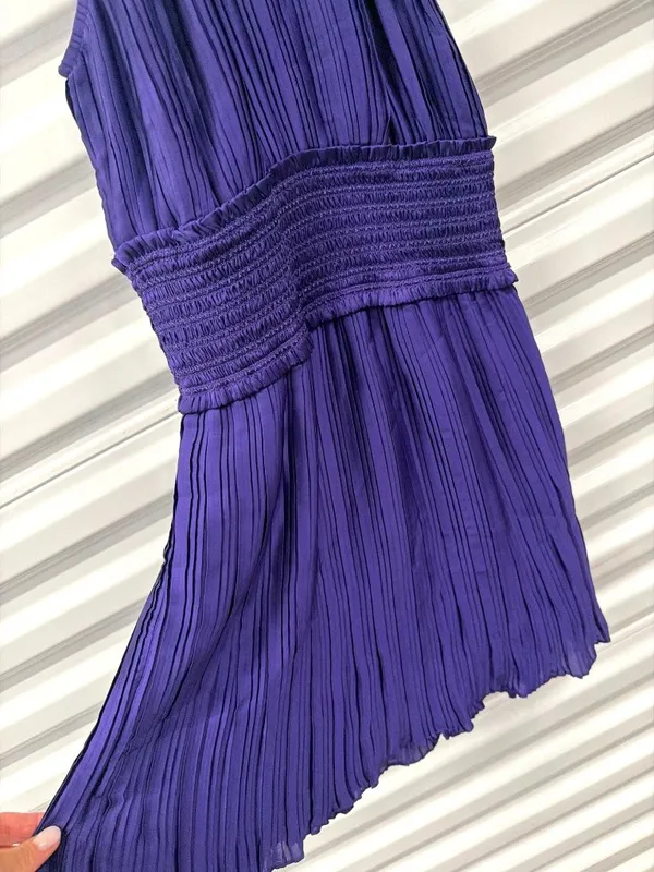 Rococo Sand Cassi Mini Dress Purple Womens Size Small - Image 6