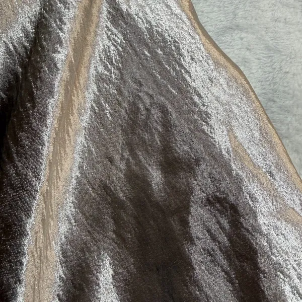 Free People XS Lamour Top Silver Metallic Halter Fairy Cyber Fest Y2K EGirl Edgy - Image 9