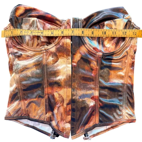 Renaissance Cherub Corset S Lace Up Bustier Top Goblin Castlecore‎ Artsy Regency - Image 13