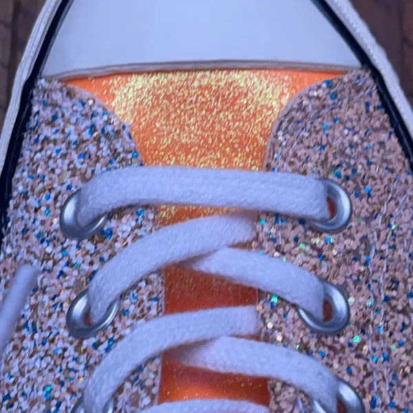 Converse X J.W. Anderson Glitter Hightop Shoes - Image 15