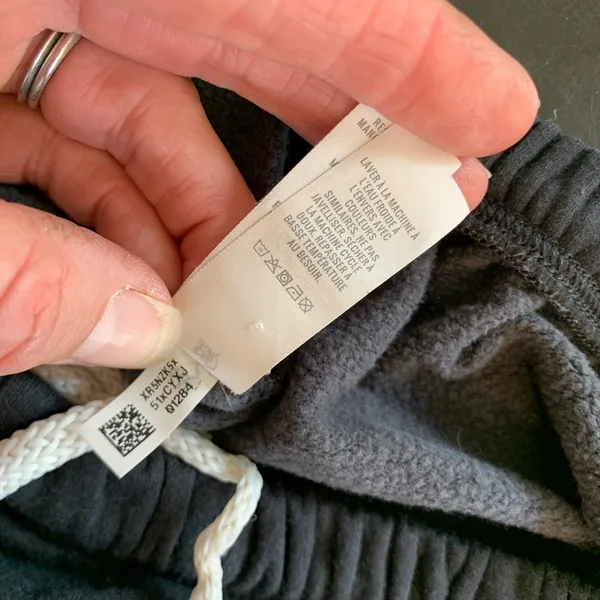 OFFLINE by Aerie Black High Waisted Jogger‎ Sweatpants XS Relaxed Fleece Lined - Image 5