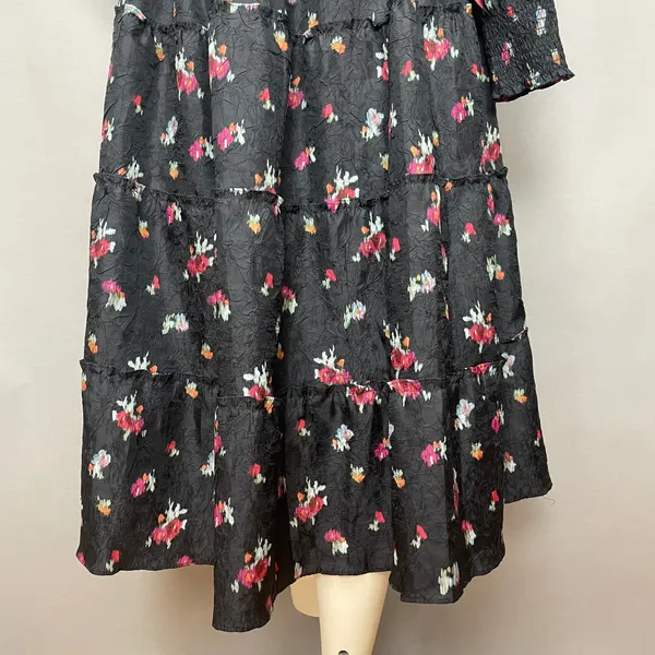 Hill House Home The Nap Dress Naomi Nap Dress Shirred Smocked Size Large Fall - Image 9